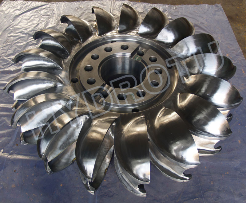 De hydropelton-Turbineagent met smeedt CNC Machinaal bewerkend voor Hoog Hoofdwaterkrachtproject