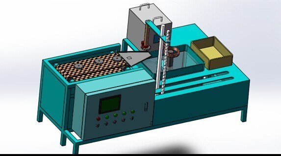 Ce-FCC 100KW 10-50khz Materiaal van het Inductie het verhardende hulpmiddel met PLC controle