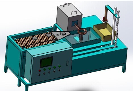 Ce-FCC 100KW 10-50khz Materiaal van het Inductie het verhardende hulpmiddel met PLC controle